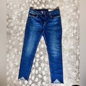 Rag & Bone High Rise Ankle Skinny Jean